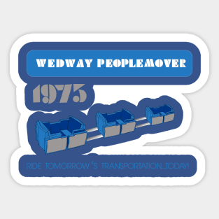 Wedway People Mover Transportation Sticker